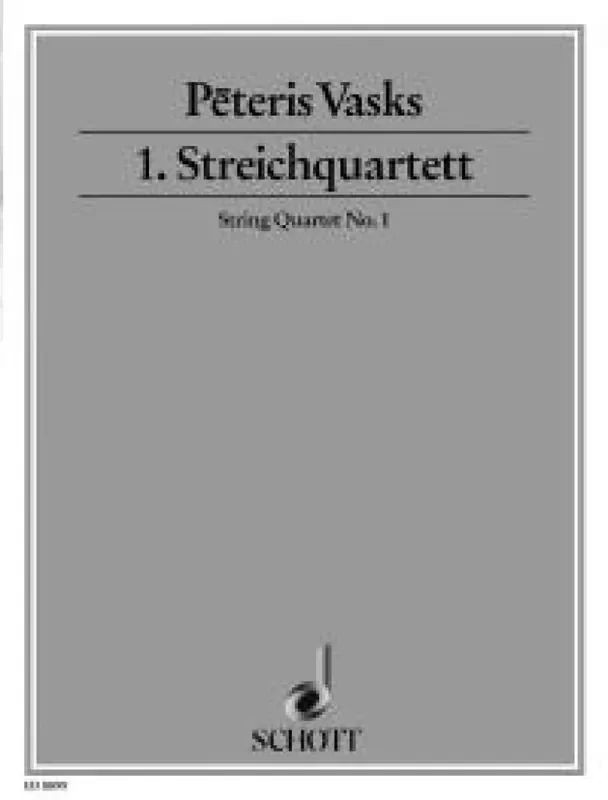 Pêteris Vasks String Quartet No. 1 Streichquartett