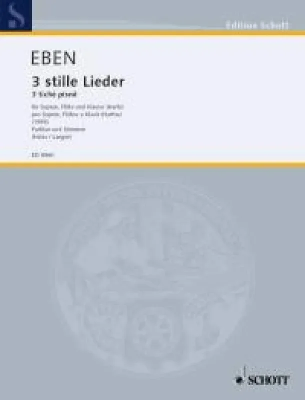 Petr Eben Three Low-voiced Songs Gesang mit sonstiger Begleitung