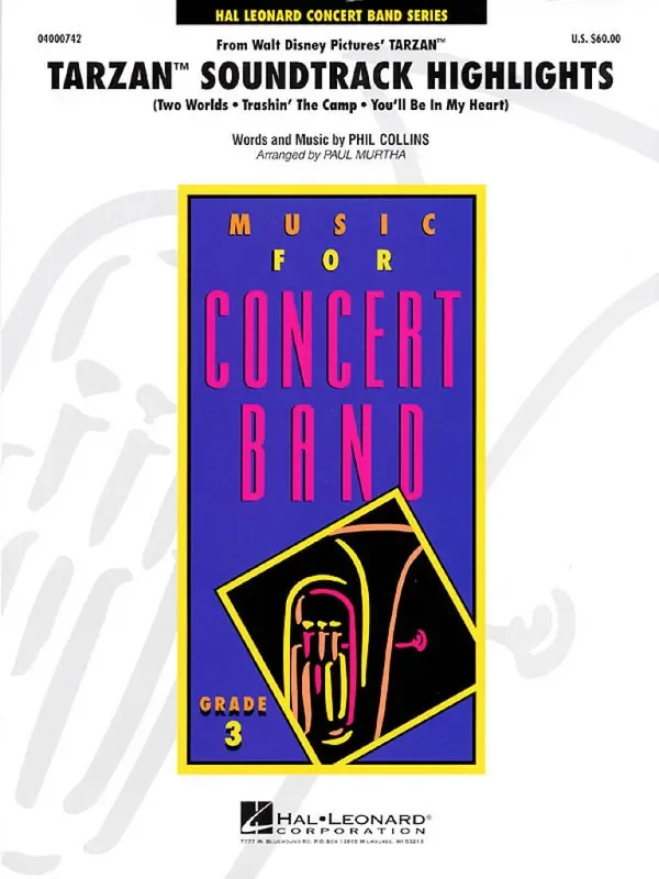 Phil Collins Tarzan (Arr. Paul Murtha) Blasorchester