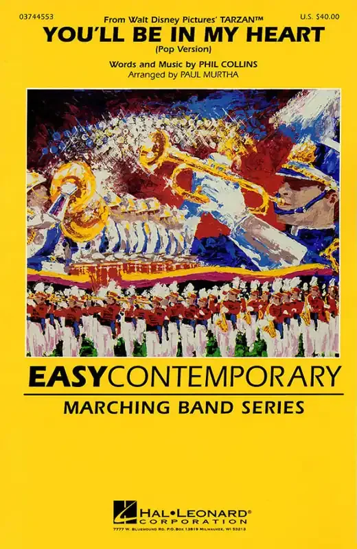 Phil Collins You‘ll be in my Heart (Arr. Paul Murtha) Marching Band