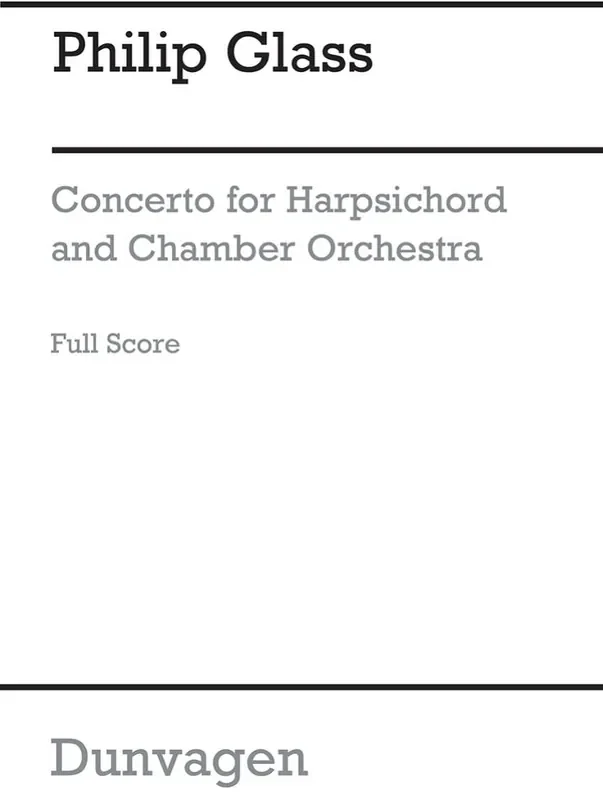 Philip Glass Concerto For Harpsichord And Orchestra Kammerorchester