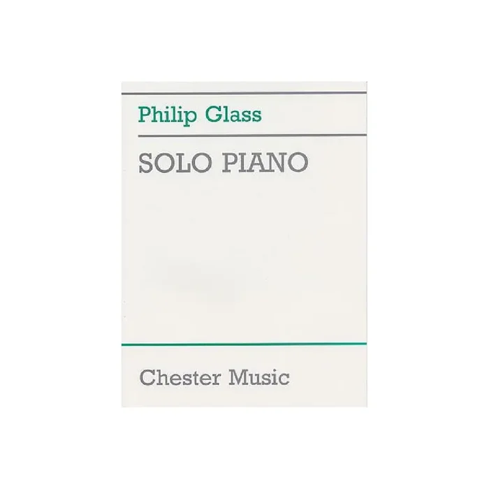 Philip Glass Solo Piano Album