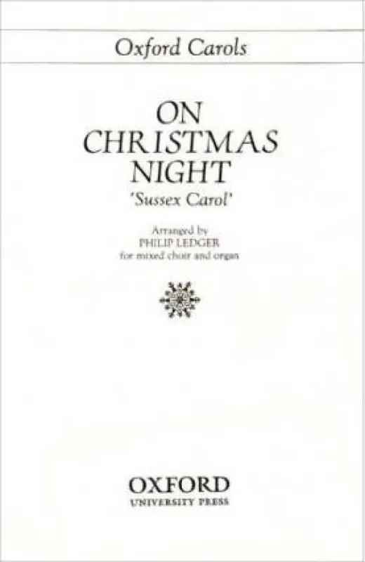 Philip Ledger On Christmas night Gemischter Chor mit Begleitung