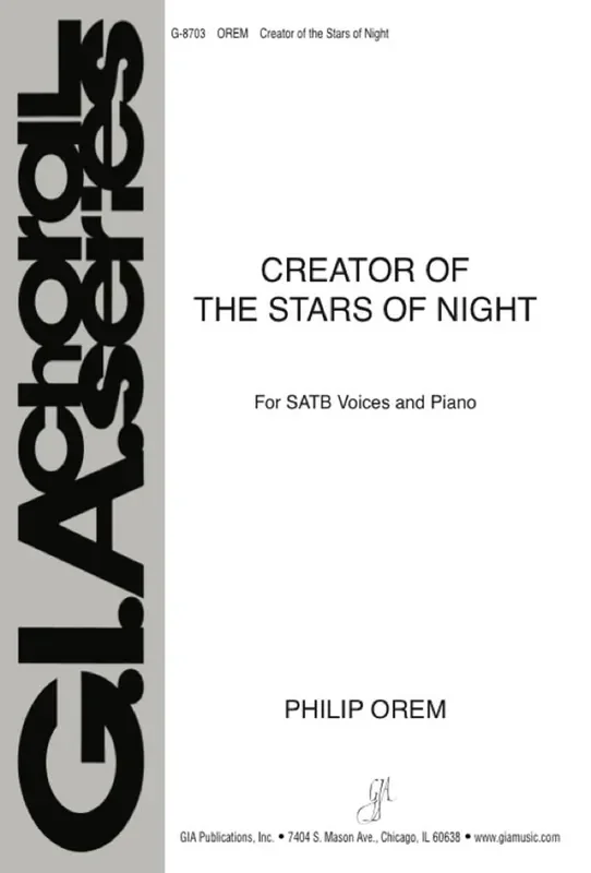 Philip Orem Creator of the Stars of Night Gemischter Chor mit Klavier/Orgel