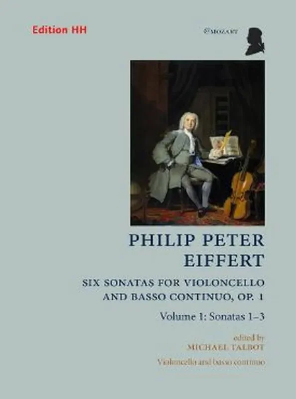 Philip Peter Eiffert Six Sonatas for Violoncello and Basso Continuo (Arr. Michael Talbot) Cello mit Begleitung