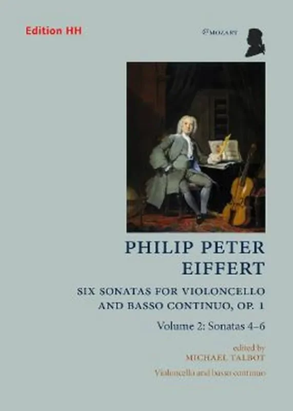 Philip Peter Eiffert Six Sonatas for Violoncello and Basso Continuo (Arr. Michael Talbot) Cello mit Begleitung