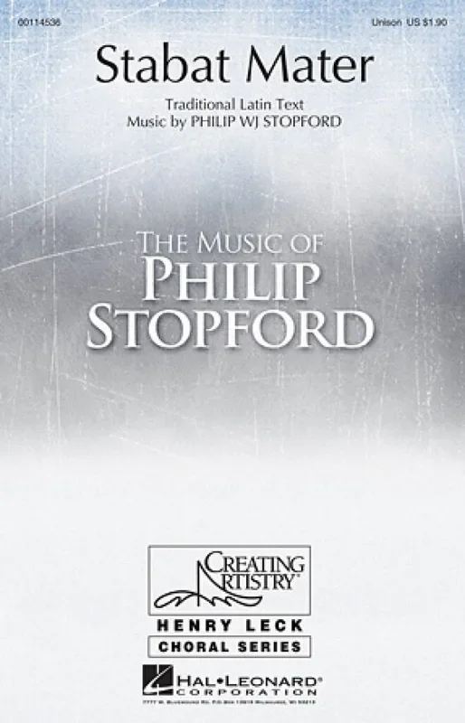 Philip W. J. Stopford Stabat Mater Gemischter Chor mit Begleitung