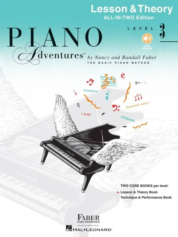 Piano Adventures All-In-Two Level 3 Lesson/Theory