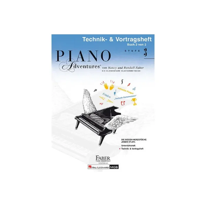 Piano Adventures Stufe 3 – Technik- und Vortragsheft Band 2