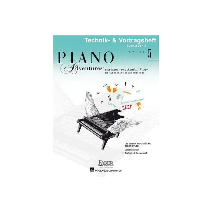 Piano Adventures Stufe 5 – Technik- & Vortragsheft Band 2