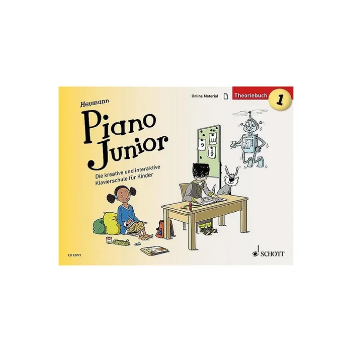 Piano junior – Theoriebuch Band 1 (+Online-Material)
