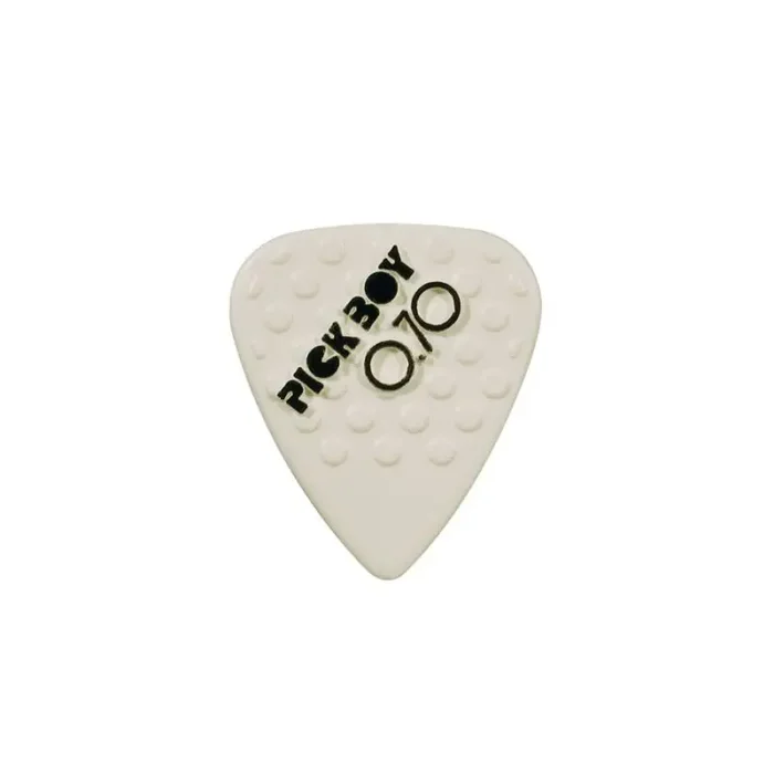 Pickboy Mega Grip 0.70 mm. plectrums, ceramic, 12-pack