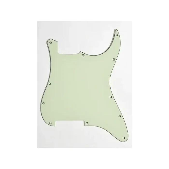 Pickguard for Strat, no holes, vintage mint, 3-laags