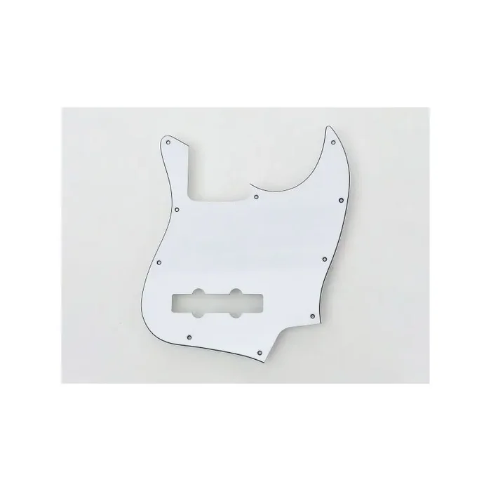 Pickguard Jazz Bass, 3-l, white