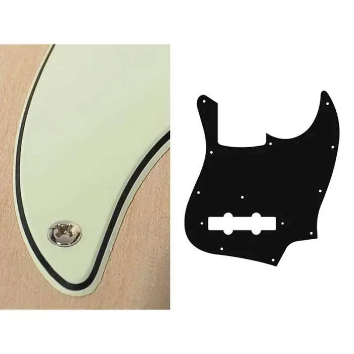 Pickguard Jazz bass, 3 ply, mint green, standard