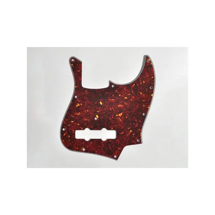 Pickguard Jazz Bass, red tortoise