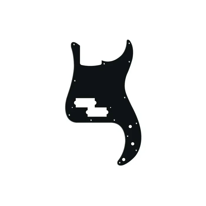 Pickguard P-Bass, 1 ply, black, standard