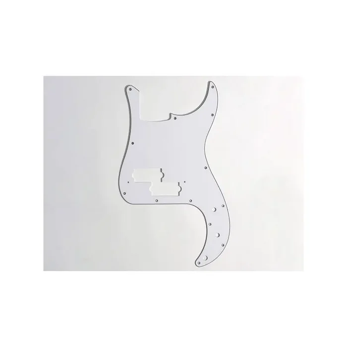 Pickguard P-Bass, 3-l, white