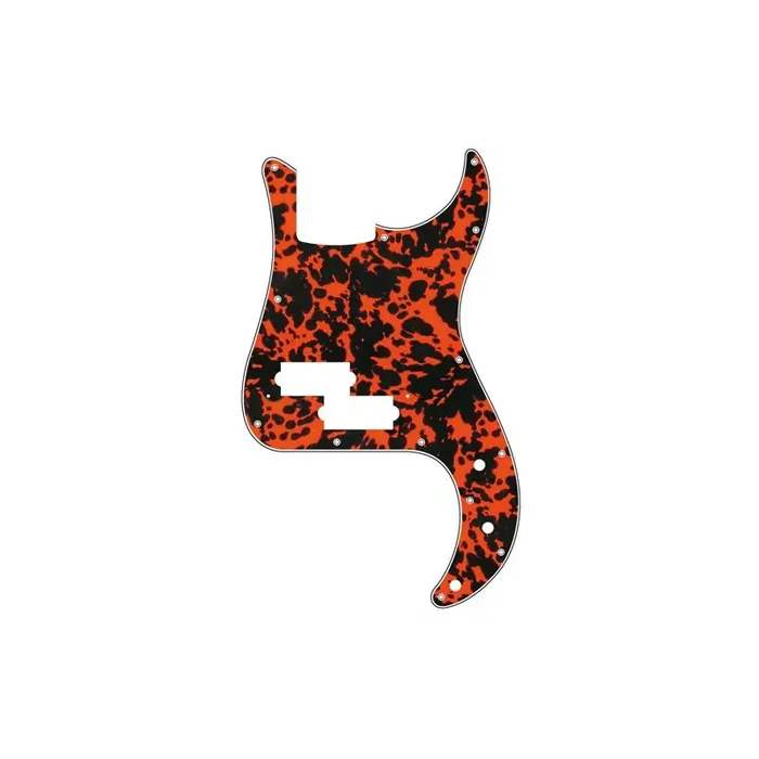 Pickguard P-Bass, 3 ply, wildcat orange, standard