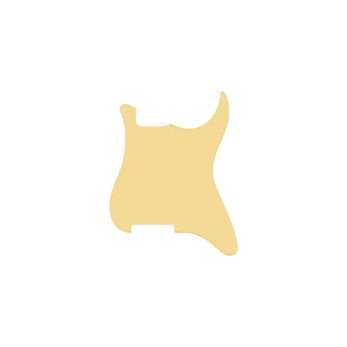 Pickguard Strat, 1 ply, cream, no holes (only screw holes)