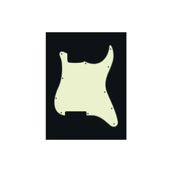 Pickguard Strat, 3 ply, mint green, no holes (only screw holes)