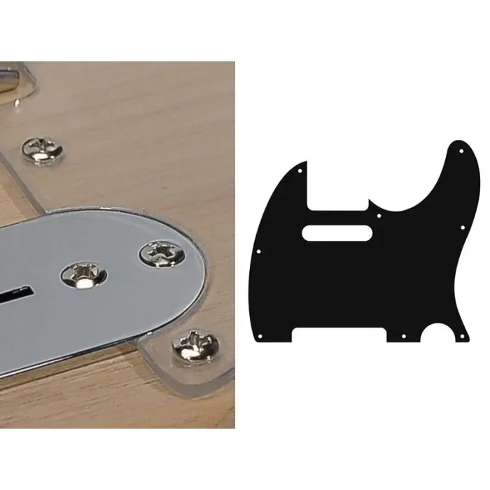 Pickguard Tele, 1 ply, transparent, standard