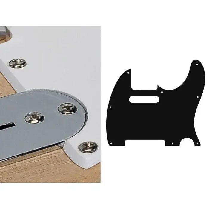 Pickguard Tele, 1 ply, white, standard