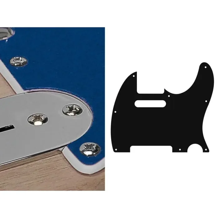 Pickguard Tele, 2 ply, sparkling blue, standard
