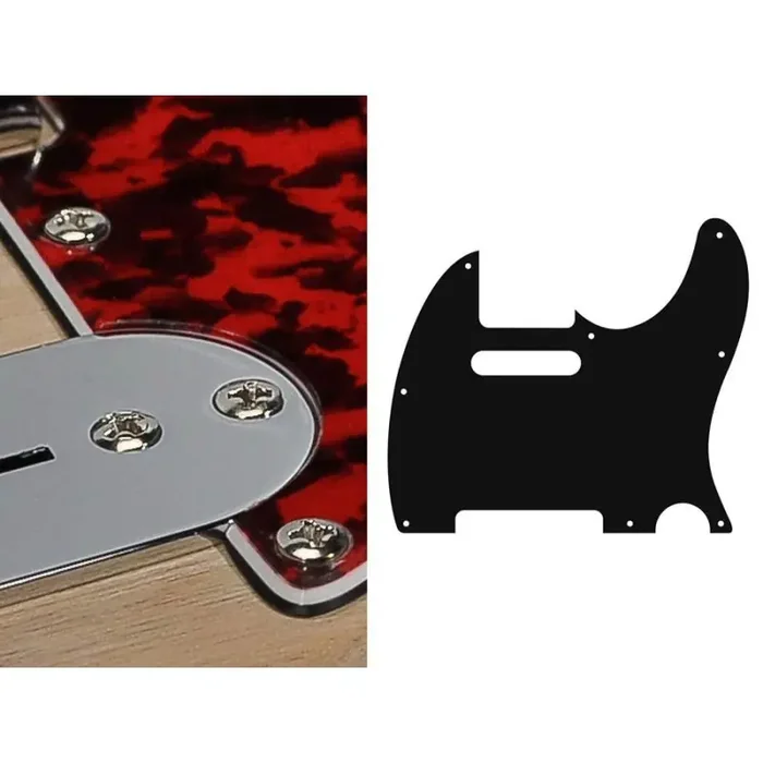 Pickguard Tele, 3 ply, tiger red, standard