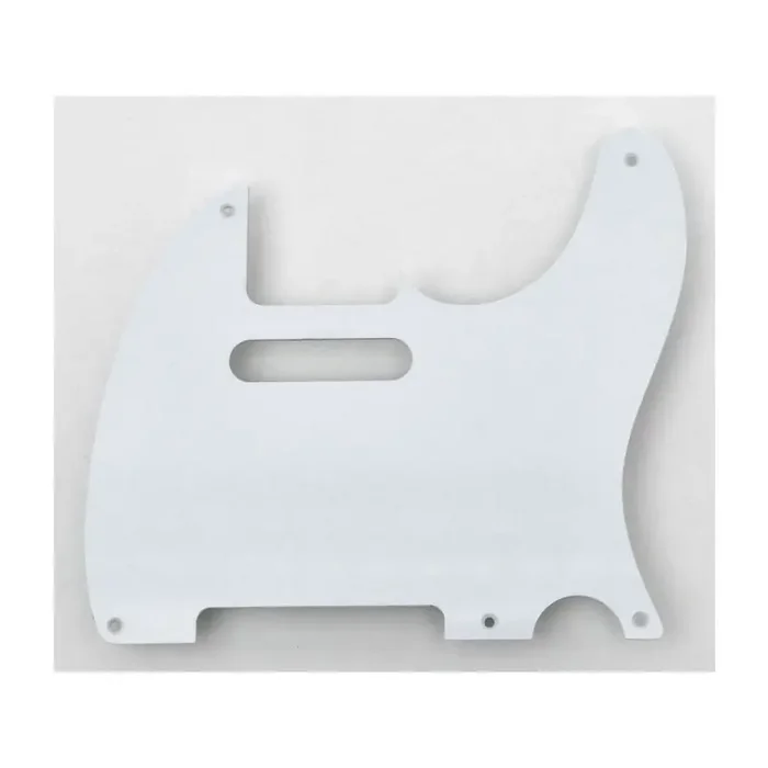 Pickguard Tele Wit 1 laags 5 gaats