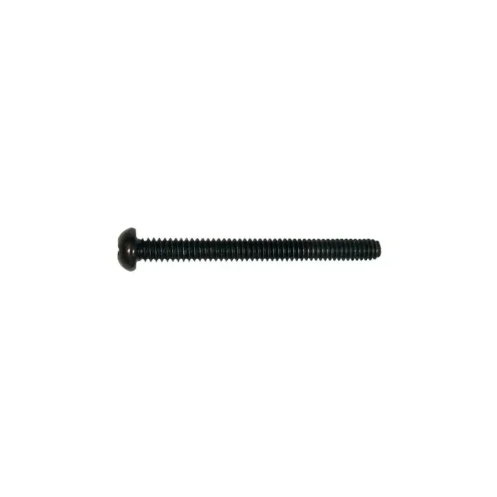 Pickup bolt, black, 2,4x26mm, 12pcs, dome head, for humbuckers