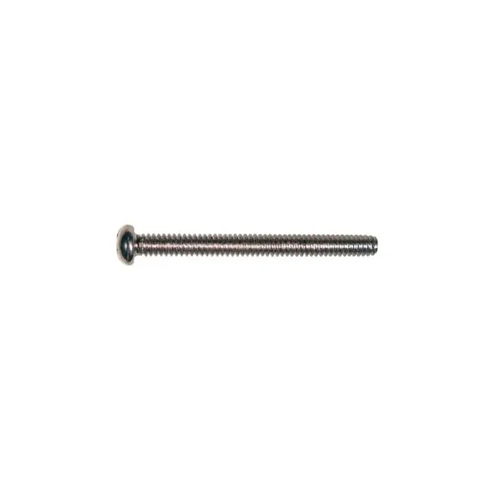 Pickup bolt, nickel, 2,4x26mm, 12pcs, dome head, for humbuckers