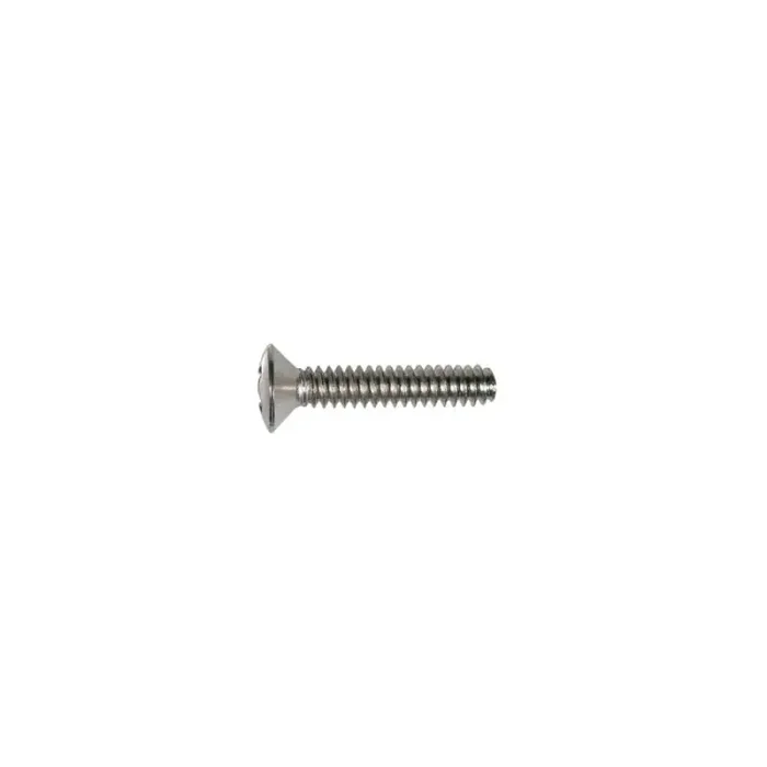 Pickup bolt, nickel, 3,2x18mm, 12pcs, oval countersunk