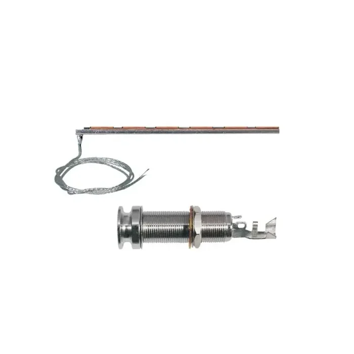 Piezo pickup, 67×2,2mm, copper foil, with endpin jack 6,3mm