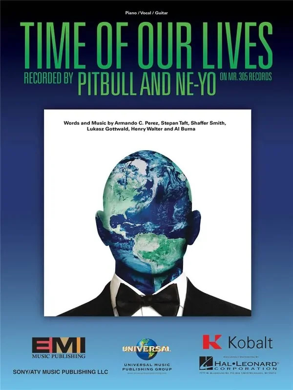 Pitbull Time of Our Lives Klavier, Gesang, Gitarre (Songbooks)