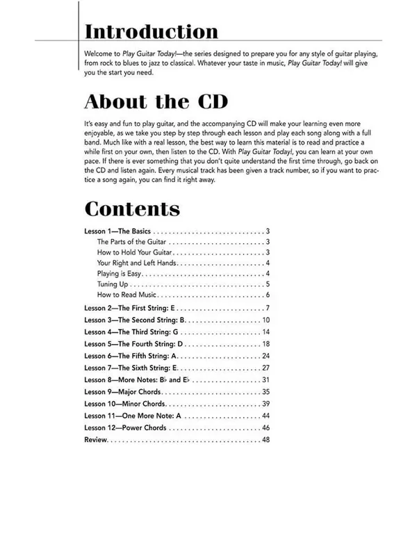 Play Guitar Today! Beginner‘s Pack