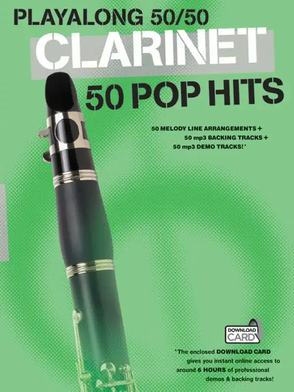 Playalong 50/50 Clarinet – 50 Pop Hits Klarinette Solo