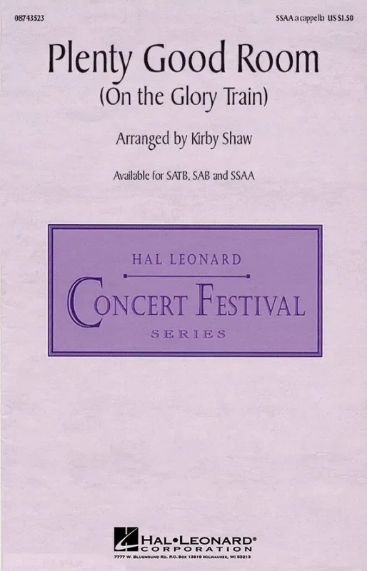 Plenty Good Room (On the Glory Train) Frauenchor A cappella