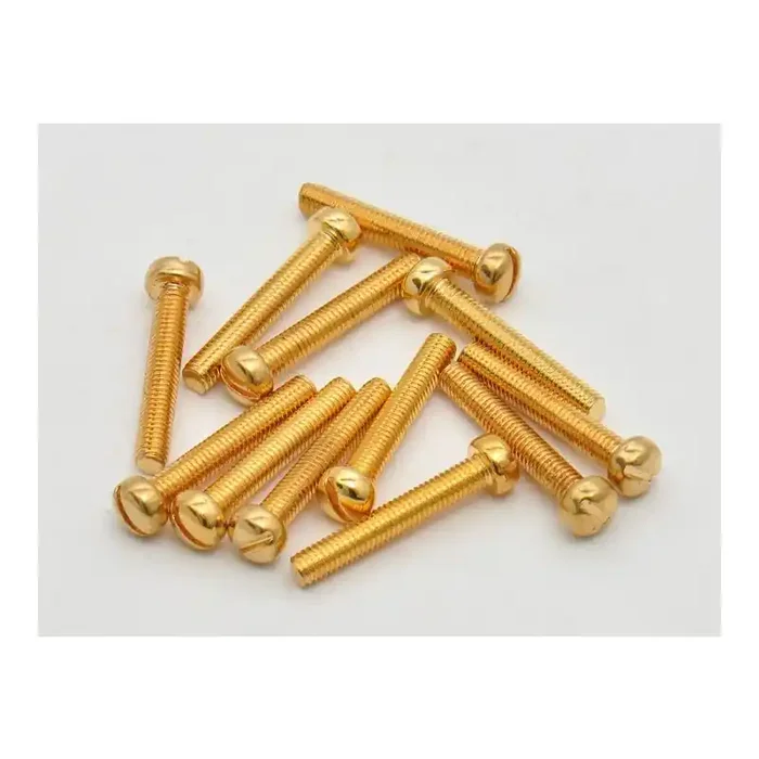 Pole Screws for Humbuckers & P-90, Gold, 12st.