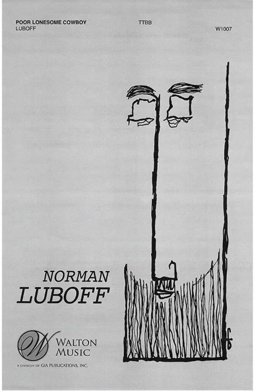 Poor Lonesome Cowboy (Arr. Norman Luboff) Männerchor mit Begleitung