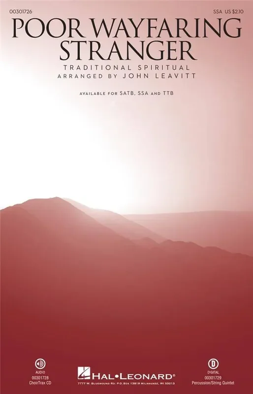 Poor Wayfaring Stranger (Arr. John Leavitt) Frauenchor mit Begleitung
