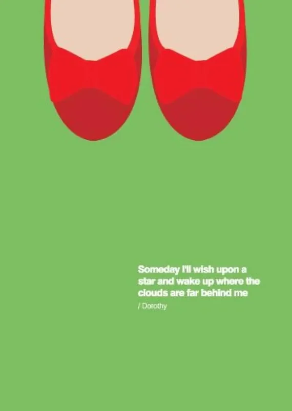 Pop Art The Wizard Of Oz Greetings Card