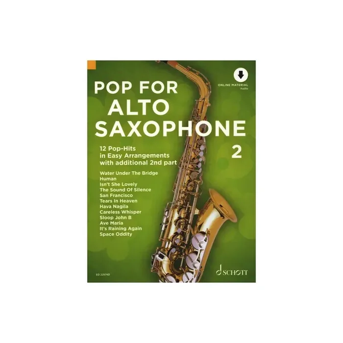 Pop for Alto Saxophone Band 2 (+Online Audio)