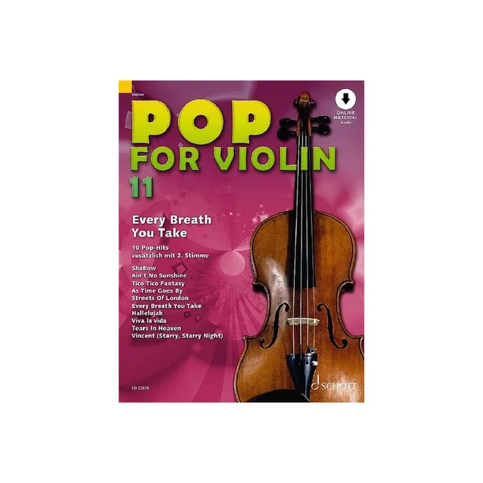 Pop for Violin Band 11 (+Online Audio)