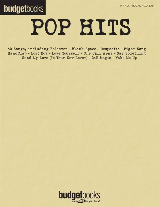 Pop Hits Klavier, Gesang, Gitarre (Songbooks)