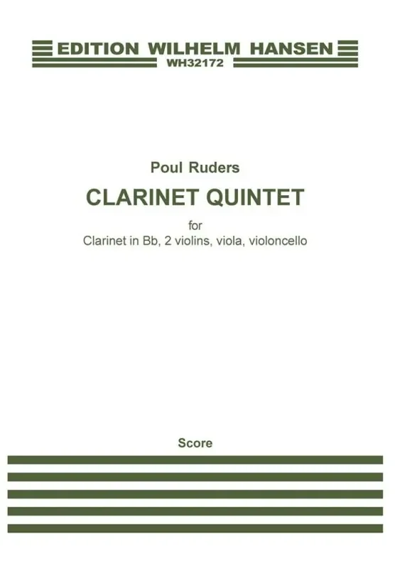 Poul Ruders Clarinet Quintet Kammerensemble