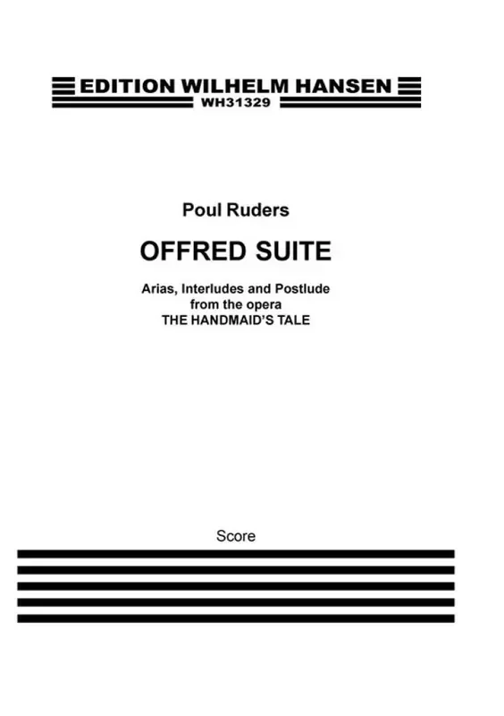 Poul Ruders Offred Suite Orchester mit Gesang