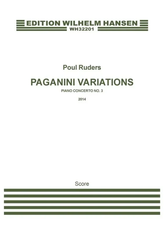 Poul Ruders Paganini Variations – Piano Concerto No.3 Orchester mit Solo