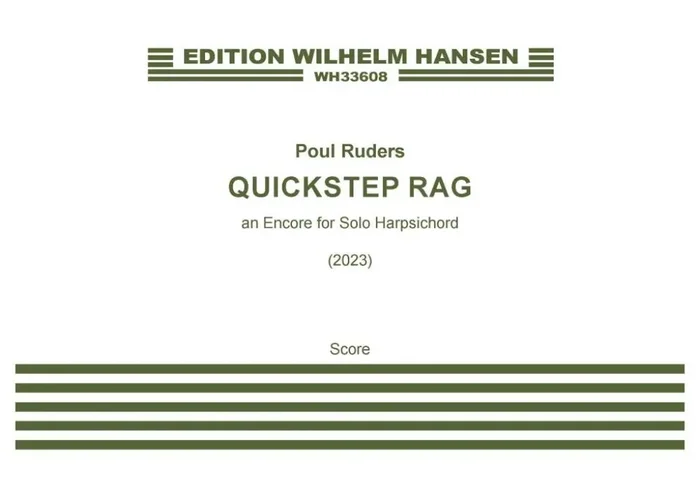 Poul Ruders Quickstep Rag Cembalo