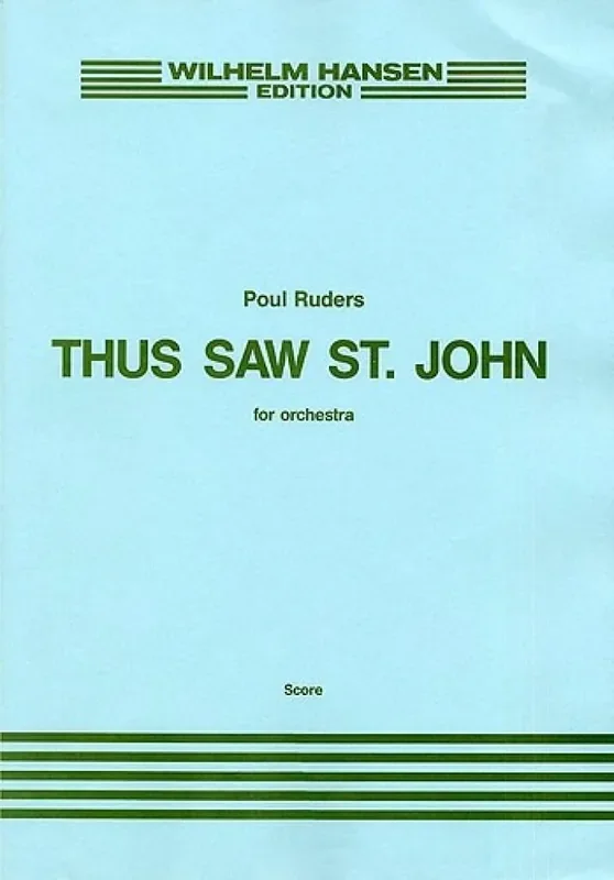 Poul Ruders Thus Saw St. John Orchester